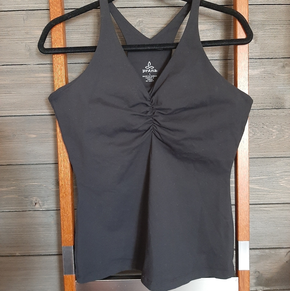 Prana athletic black tank top